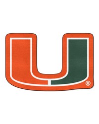 Miami Hurricanes Mascot Mat by   