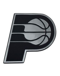 Indiana Pacers 3D Chrome Metal Emblem Chrome by   