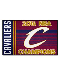 Cleveland Cavaliers 2016 NBA Champions Starter Mat Accent Rug  19in. x 30in. Wine by   