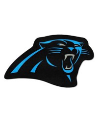 Carolina Panthers Mascot Rug Black by   