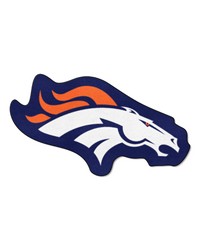Denver Broncos Mascot Rug Navy by   