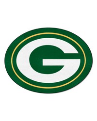 Green Bay Packers Mascot Rug Green by   