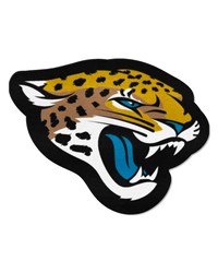 Jacksonville Jaguars Mascot Rug Black by   