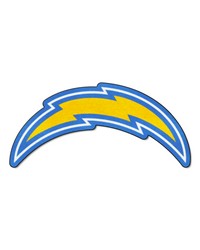 Los Angeles Chargers Mascot Rug Navy by   