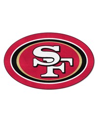 San Francisco 49ers Mascot Rug Red by   