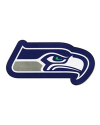 Seattle Seahawks Mascot Rug Blue by   
