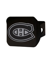 Montreal Canadiens Black Metal Hitch Cover with Metal Chrome 3D Emblem Black by   