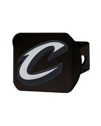 Cleveland Cavaliers Black Metal Hitch Cover with Metal Chrome 3D Emblem Wine by   