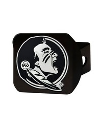 Florida State Seminoles Black Metal Hitch Cover with Metal Chrome 3D Emblem Garnet by   