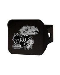 Kansas Jayhawks Hitch Cover Black by   