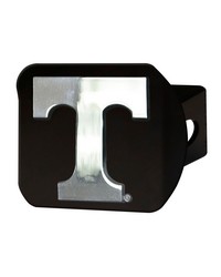Tennessee Volunteers Black Metal Hitch Cover with Metal Chrome 3D Emblem Chrome by   