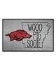 Fan Mats  LLC Arkansas Razorbacks Starter Mat Gray