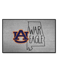 Auburn Tigers Southern Style Starter Mat Accent Rug  19in. x 30in. Gray by   