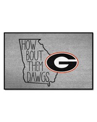 Georgia Bulldogs Southern Style Starter Mat Accent Rug  19in. x 30in. Gray by   