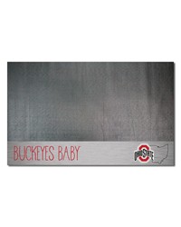 Ohio State Buckeyes Southern Style Vinyl Grill Mat  26in. x 42in. Black by   