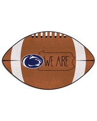 Penn State Nittany Lions Southern Style Football Rug  20.5in. x 32.5in. Brown by   