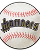 Fan Mats  LLC Seattle Mariners Baseball Rug - 27in. Diameter White