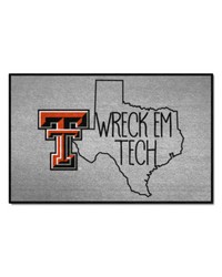 Texas Tech Red Raiders Southern Style Starter Mat Accent Rug  19in. x 30in. Gray by   