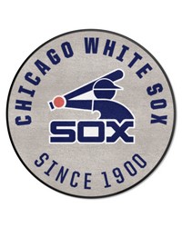 Chicago White Sox Roundel Rug  27in. Diameter1917 Gray by   