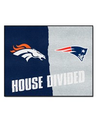 NFL House Divided  Broncos   Steelers House Divided Rug  34 in. x 42.5 in. Multi by   