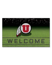 Utah Utes Crumb Rubber Door Mat by   