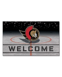 Ottawa Senators Crumb Rubber Door Mat by   