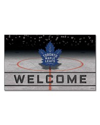 Toronto Maple Leafs Crumb Rubber Door Mat by   