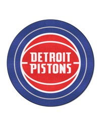 Detroit Pistons Pistons Mascot Rug Red by   