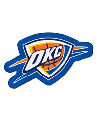 Oklahoma City Thunder Mascot Rug Blue by   