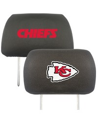 Kansas City Chiefs Head Rest Cover by   