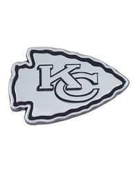 Kansas City Chiefs 3D Chrome Metal Emblem Chrome by   
