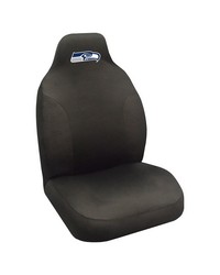 Seattle Seahawks Embroidered Seat Cover Black by   