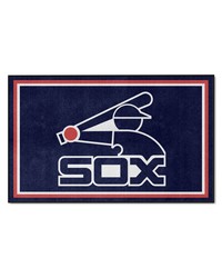 Chicago White Sox 4ft. x 6ft. Plush Area Rug1982 Navy by   