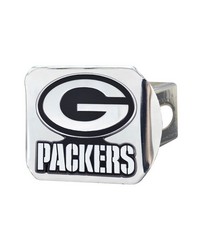 Green Bay Packers Hitch Cover Chrome by   