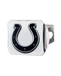 Indianapolis Colts Chrome Metal Hitch Cover with Chrome Metal 3D Emblem Chrome by   