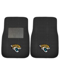 Jacksonville Jaguars Embroidered Car Mat Set  2 Pieces Black by   