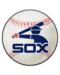 Chicago White Sox Baseball Rug  27in. Diameter1982 White by   