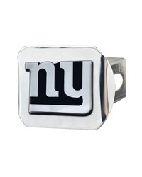 New York Giants Chrome Metal Hitch Cover with Chrome Metal 3D Emblem Chrome by   