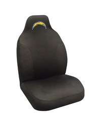 Los Angeles Chargers Embroidered Seat Cover Black by   