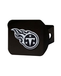 Tennessee Titans Black Metal Hitch Cover with Metal Chrome 3D Emblem Black by   
