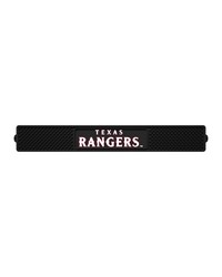 Texas Rangers Bar Drink Mat  3.25in. x 24in. Black by   