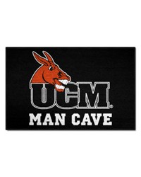 Central Missouri Mules Man Cave Starter Mat Accent Rug  19in. x 30in. Black by   
