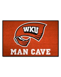 Western Kentucky Hilltoppers Man Cave Starter Mat Accent Rug  19in. x 30in. Red by   