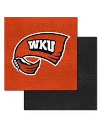 Western Kentucky Hilltoppers Team Carpet Tiles  45 Sq Ft. Red by   