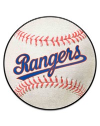 Texas Rangers Baseball Mat Retro by  Fairwinds Studio 