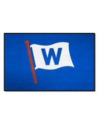 Chicago Cubs Starter Mat Accent Rug  19in. x 30in. Blue by   
