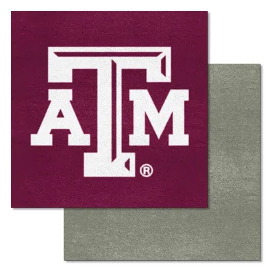 Fan Mats  LLC Texas A&M Aggies Team Carpet Tiles Maroon