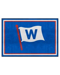 Chicago Cubs 5ft. x 8 ft. Plush Area Rug Blue by   