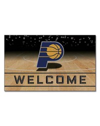 Indiana Pacers Crumb Rubber Door Mat by   