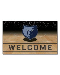 Memphis Grizzlies Crumb Rubber Door Mat by   